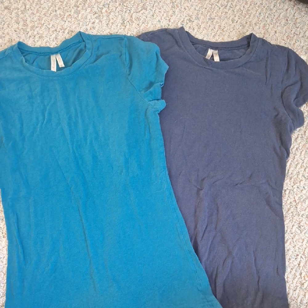 Paran Tees in Sky and Navy